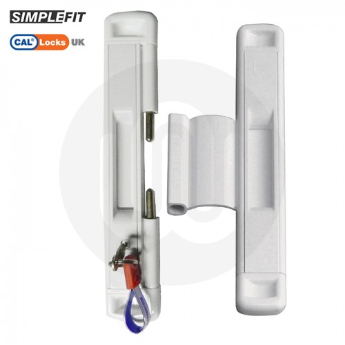 CAL Slide-Lok - Sliding Patio Door Lock for Double Doors 
